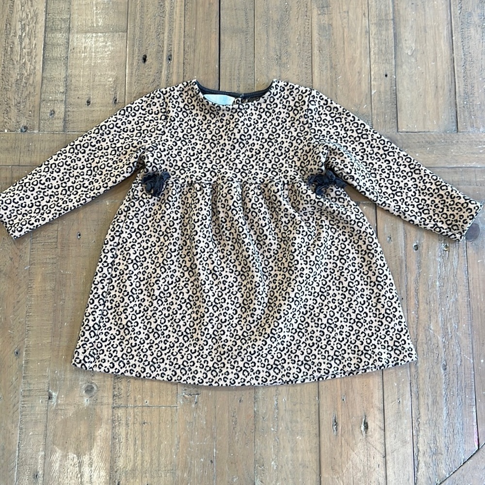 Zara leopard print dress